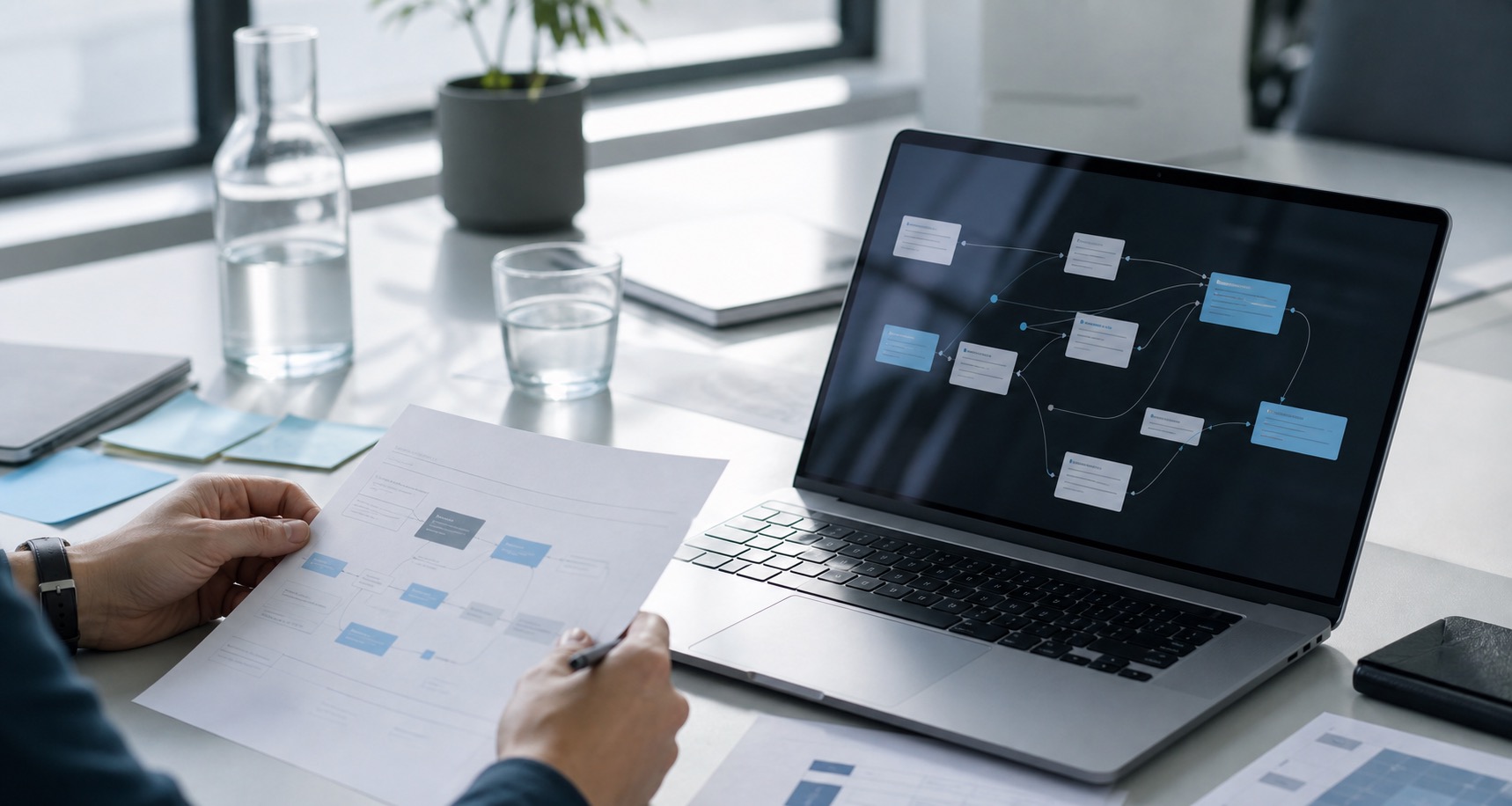 Strategische KI-Automatisierung mit Workflow-Planung und menschlicher Kontrolle