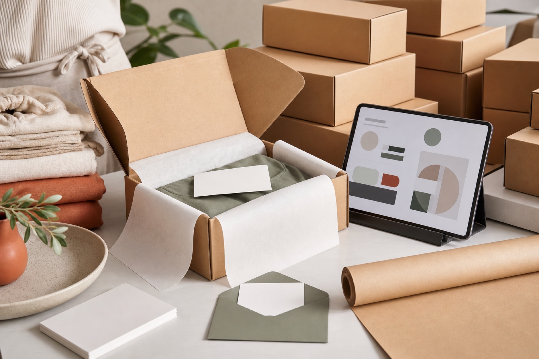 Hochwertige Versandmaterialien und Verpackung für Shopify